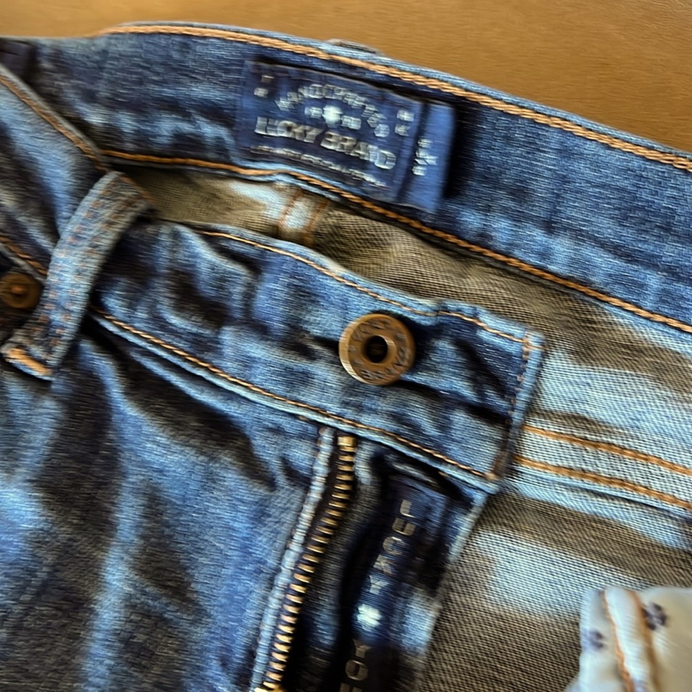 Lucky straight leg jeans Size 28/4 dark wash